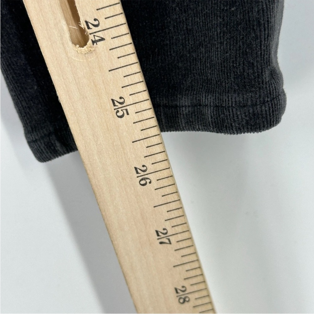Pilcro x Anthropologie Charcoal Grey Corduroy High Rise Pants - Picture 4 of 7